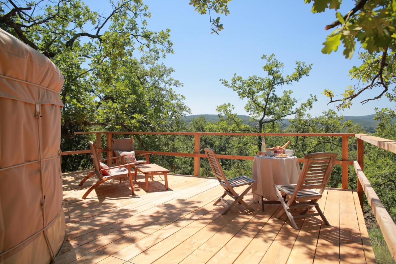 Les Yourtes De Provence Saint-Paulet-de-Caisson エクステリア 写真