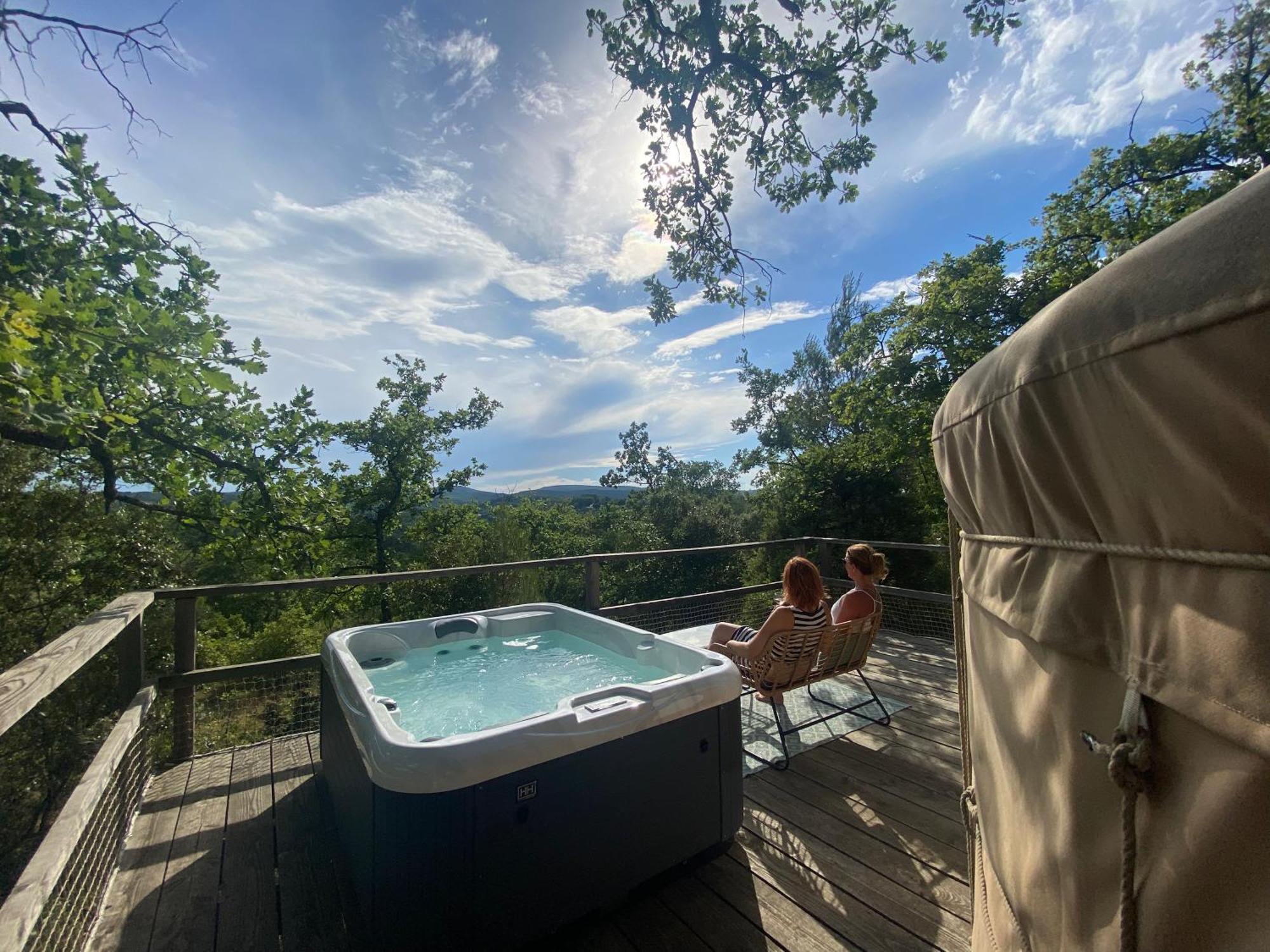 Les Yourtes De Provence Saint-Paulet-de-Caisson エクステリア 写真